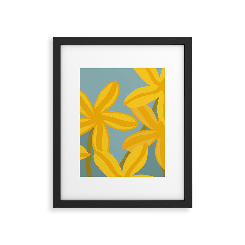 Large Yellow Lilies  Framed Art Print Gallery Image 6