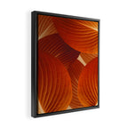 Leaves in Terracotta Color #decor #society6 #buyart Framed Canvas Print Gallery Image 2