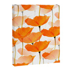 Orange Poppies On A White Background #decor #society6 #buyart Canvas Print Gallery Image 3