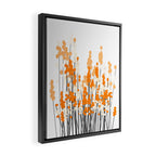 Orange Spring Bouquet on White Background #decor #society6 #buyart Framed Canvas Print Gallery Image 2