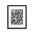 Petals in black and white Framed Art Print Gallery Image 6
