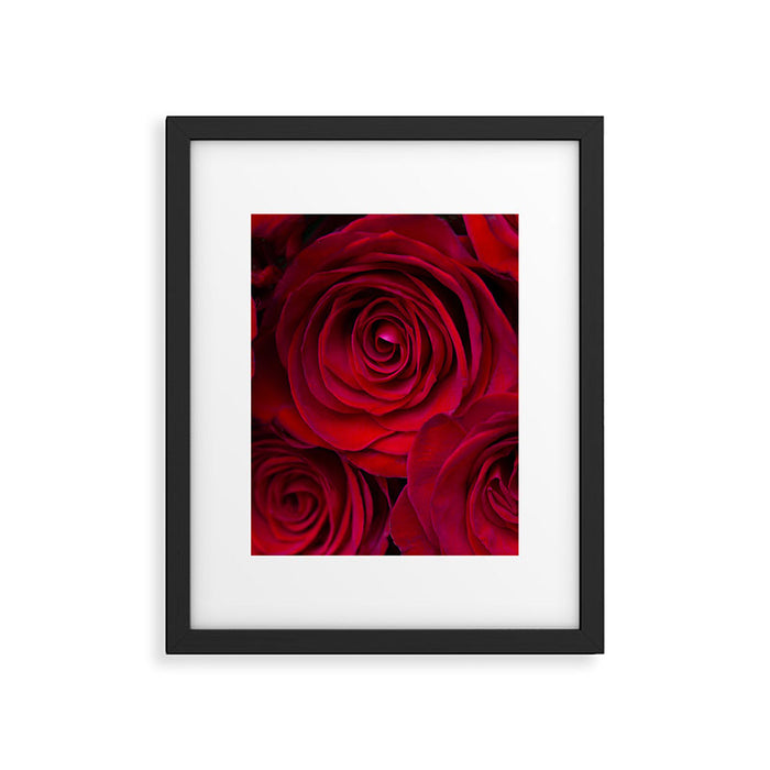Red roses Framed Art Print Gallery Image 1