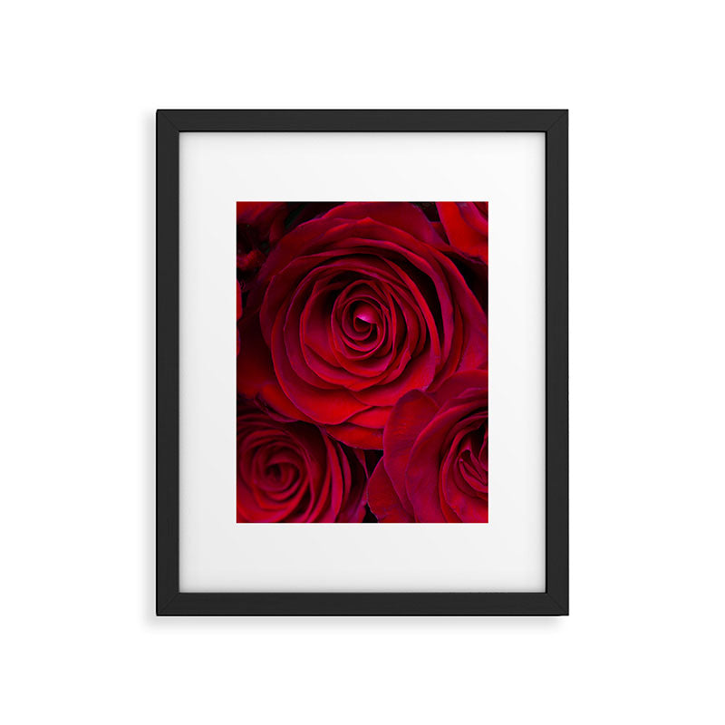 Red roses Framed Art Print Gallery Image 6