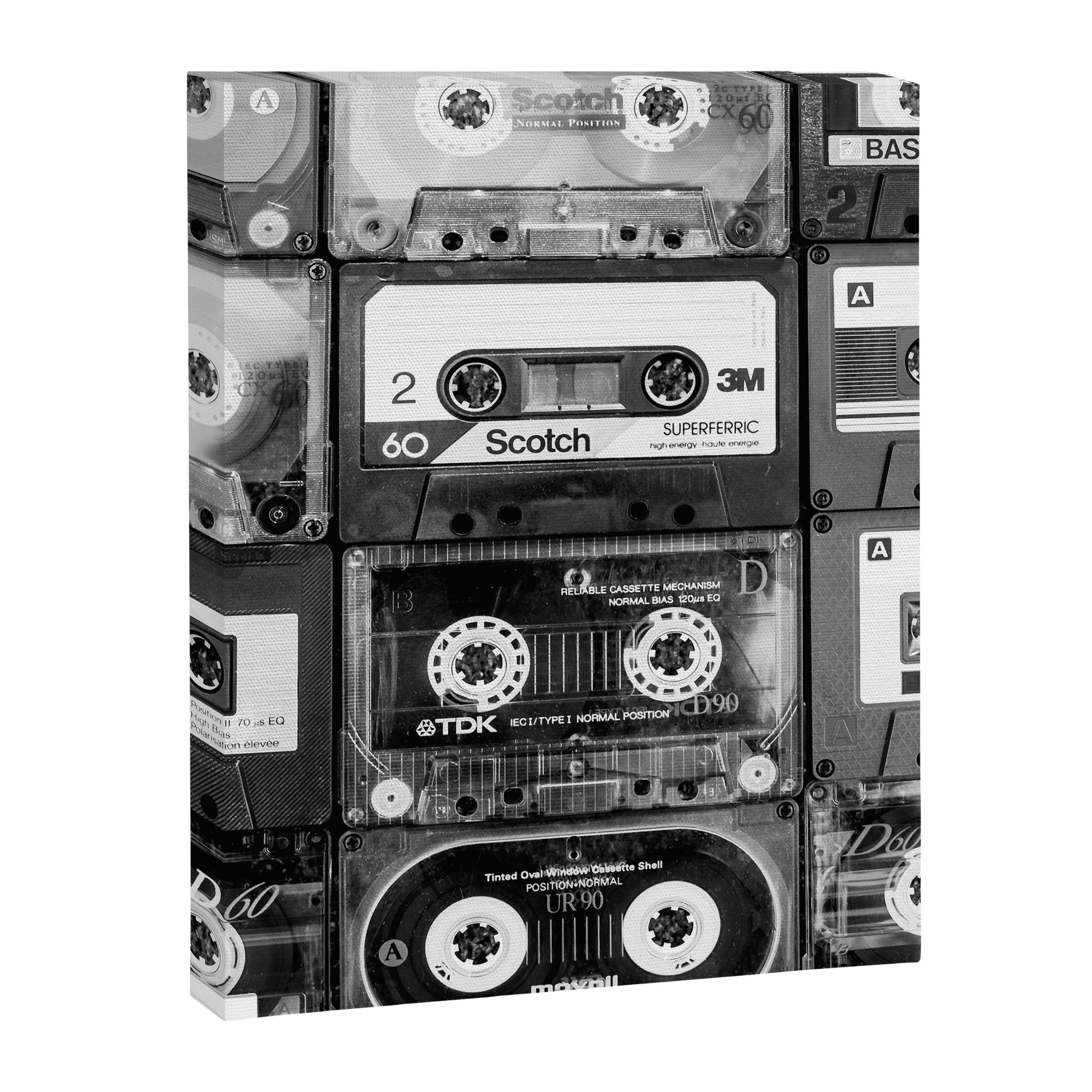 Something Nostalgic - black and white #decor #society6 #buyart Canvas Print Gallery Image 8