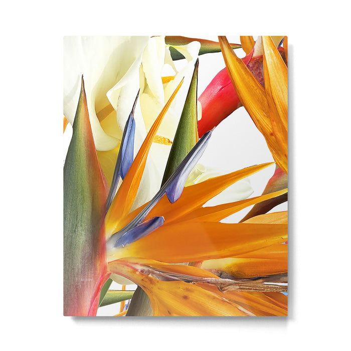 Tropical flowers Metal Print Gallery Image 1