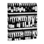 Wine Bottles in Black And White #decor #society6 #buyart Canvas Print Gallery Image 8