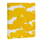 Yellow Mellow Poppies On A White Background #decor #society6 #buyart Canvas Print Gallery Image 8