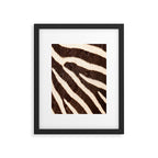 Zebra #decor #society6 #buyart Framed Art Print Gallery Image 6