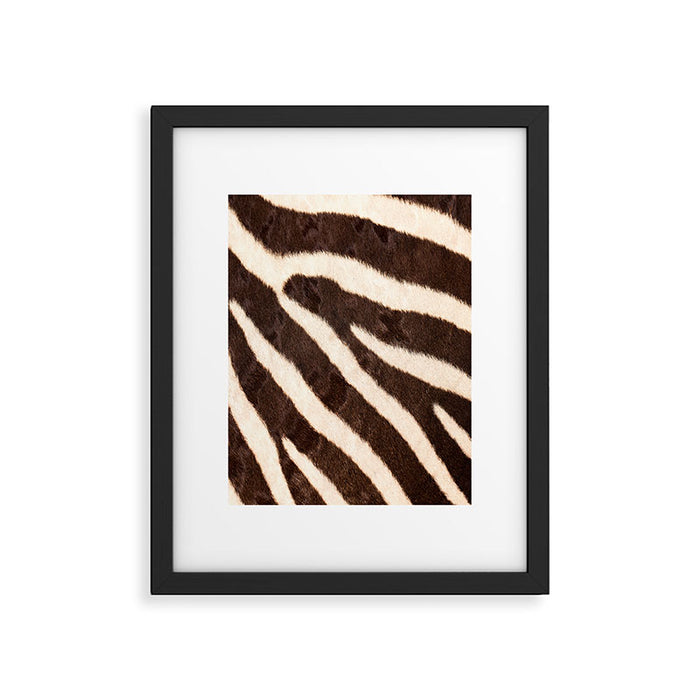 Zebra #decor #society6 #buyart Framed Art Print Gallery Image 1