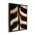 Zebra - zebra stripes -zebra skin - genuine - beautiful  Framed Canvas Print Gallery Image 2