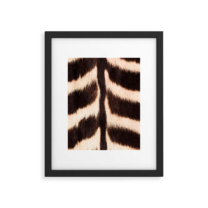 Zebra - zebra stripes -zebra skin - genuine - beautiful  Framed Art Print Gallery Image 1