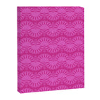 Pink neon bright geometric pattern  Canvas Print Gallery Image 8