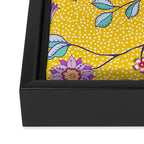 Vibrant Vintage Blooms Framed Canvas Print Gallery Image 3