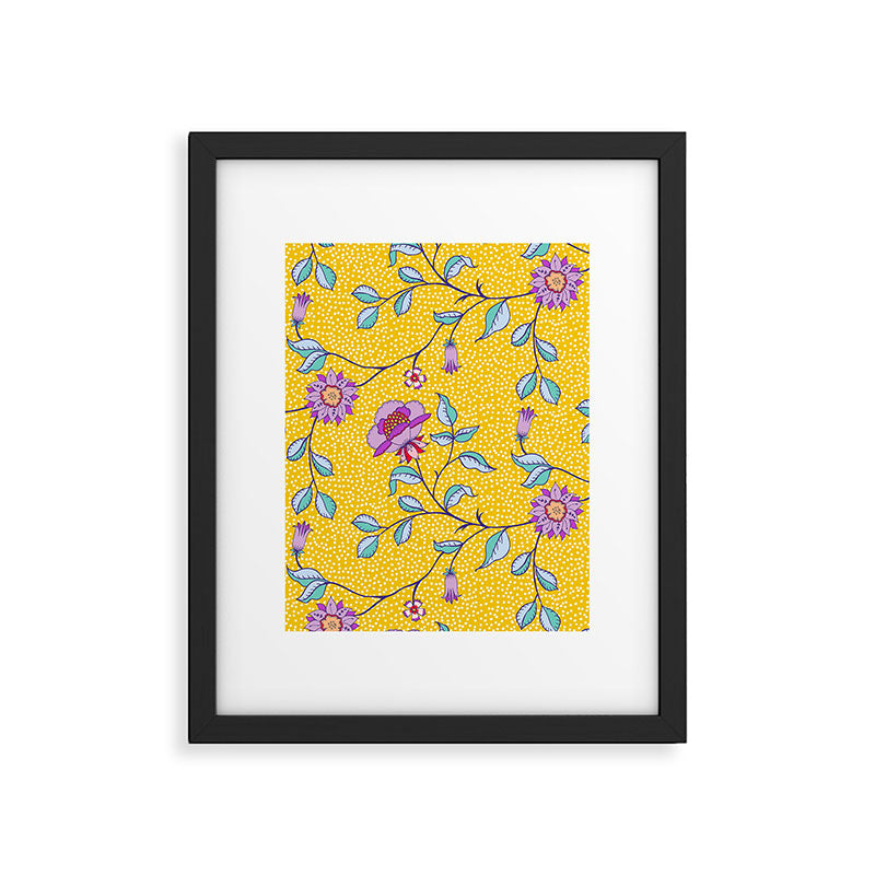 Vibrant Vintage Blooms Framed Art Print Gallery Image 6