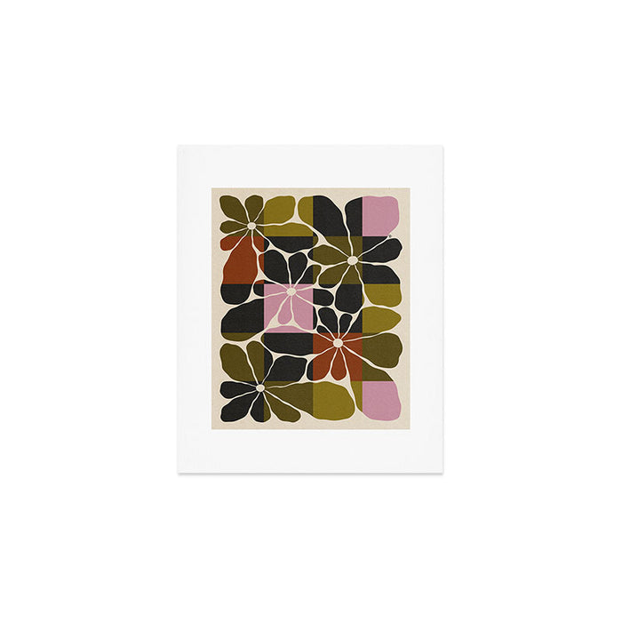 Block Flowers Art Print Gallery Image 1