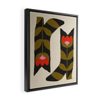 Bloom Boots Framed Canvas Print Gallery Image 2