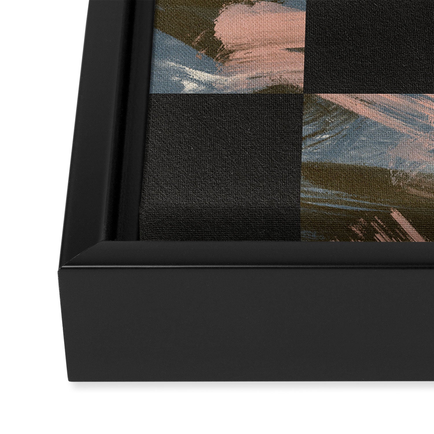 Dark  Framed Canvas Print Gallery Image 3