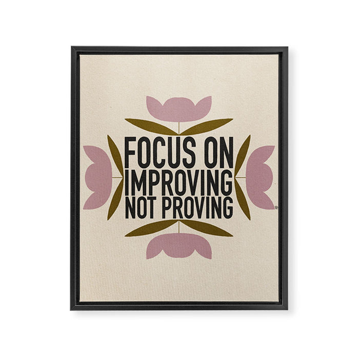 Focus Framed Canvas Print Gallery Image 1