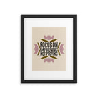 Focus Framed Art Print Gallery Image 5