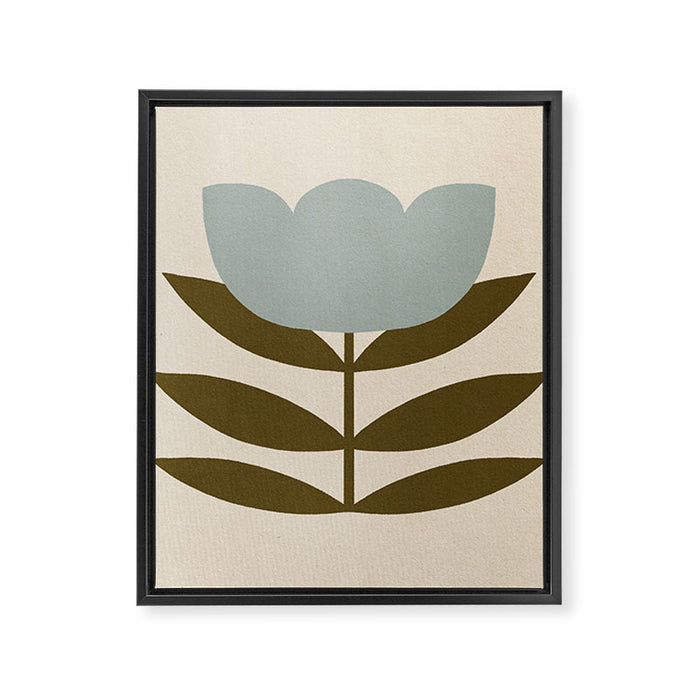 Single Bloom Framed Canvas Print Gallery Image 1