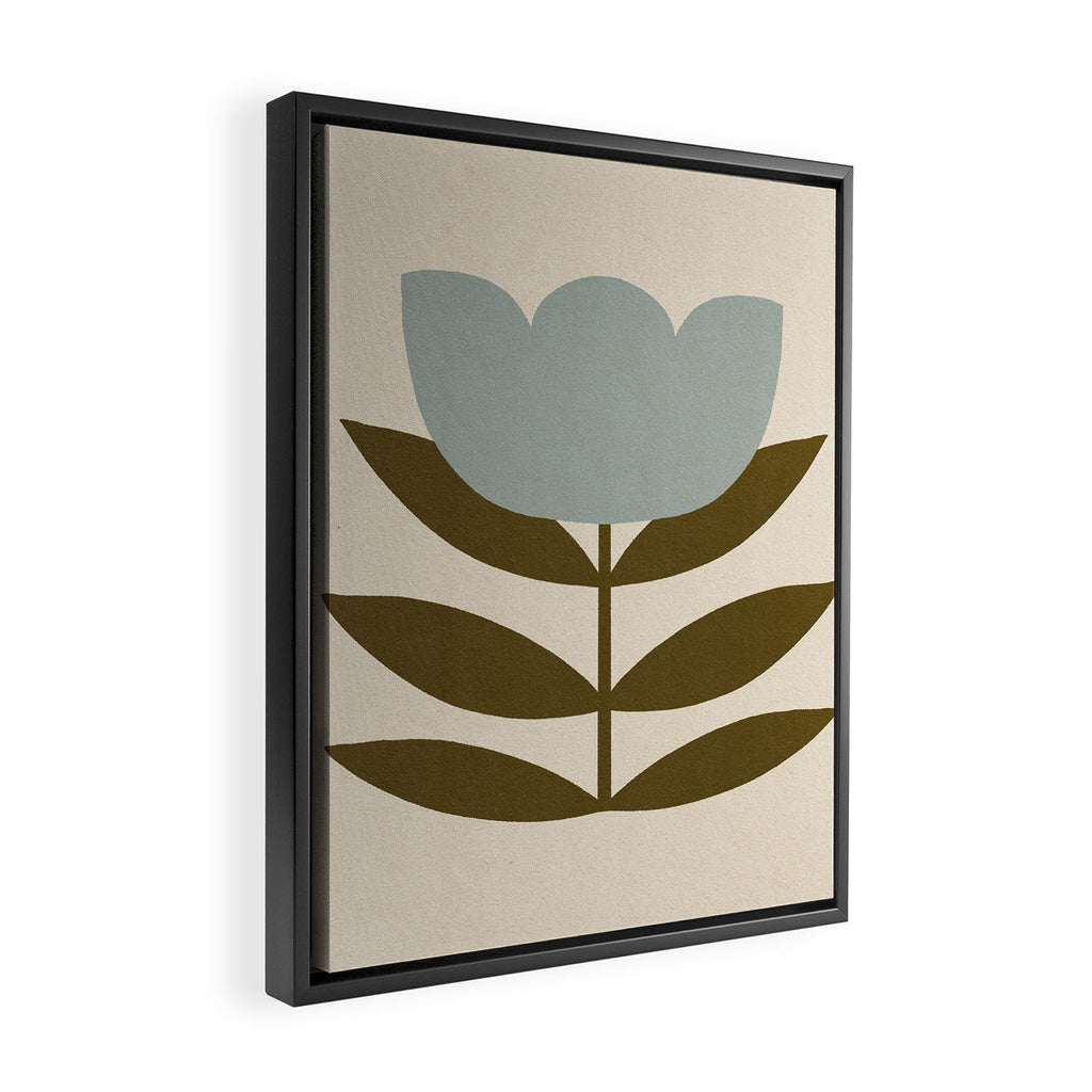 Single Bloom Framed Canvas Print Gallery Image 2