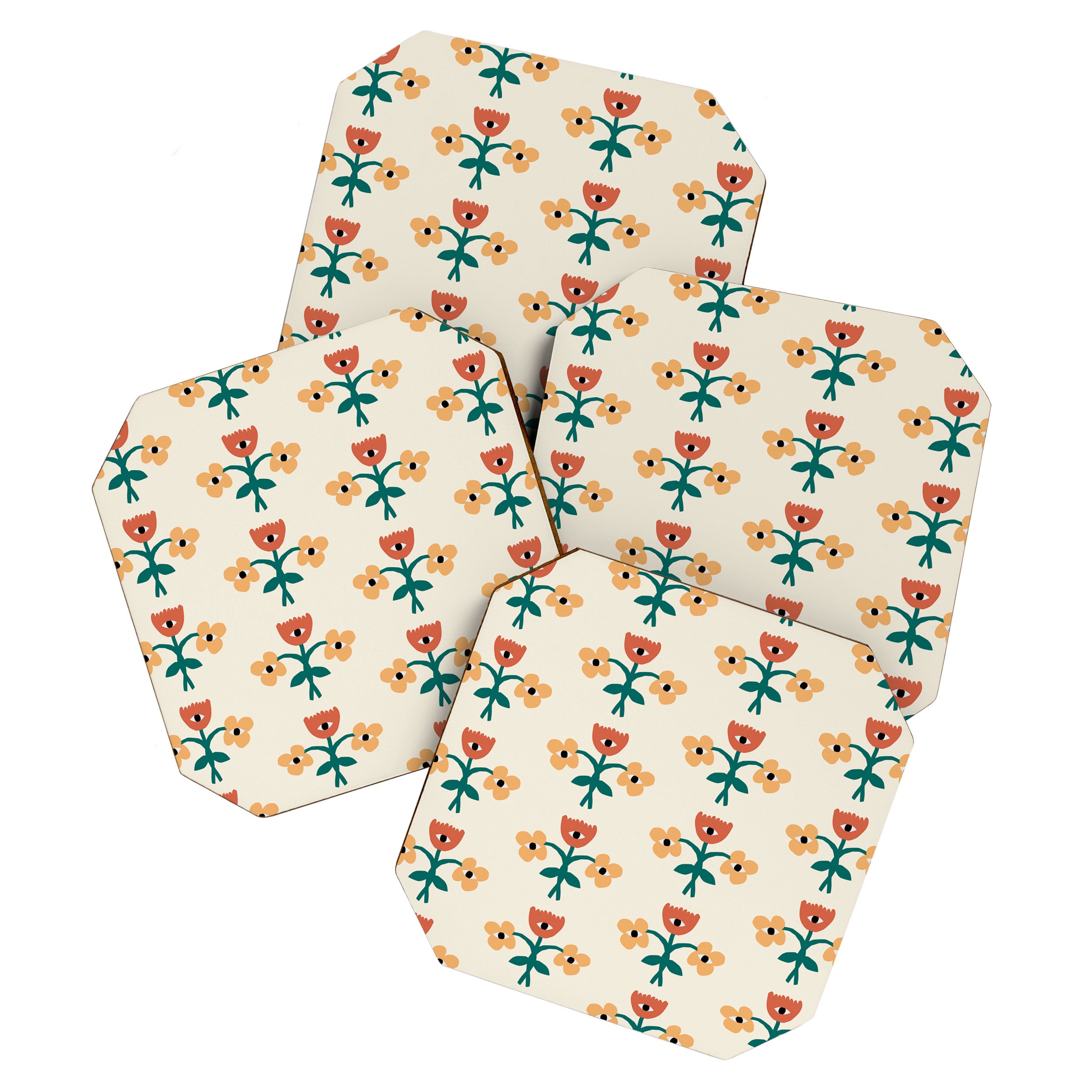 Not Your Gramma's Florals Coaster Gallery Image 1