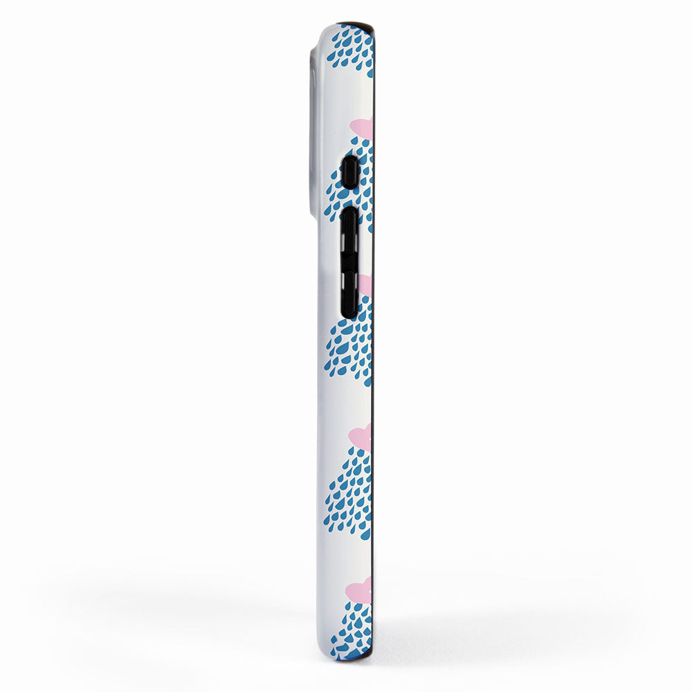 Pink Rain Pattern iPhone Case Gallery Image 2