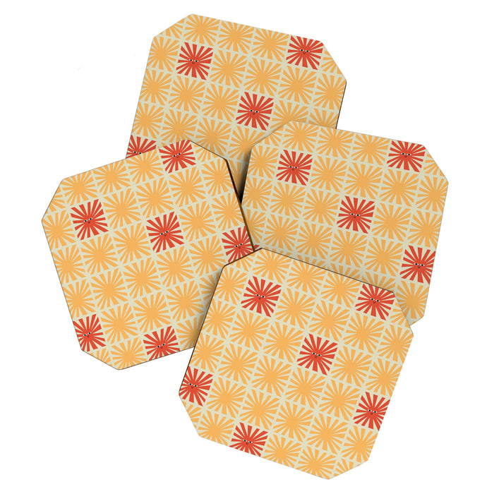 Sunny Smiles Pattern Coaster Gallery Image 1