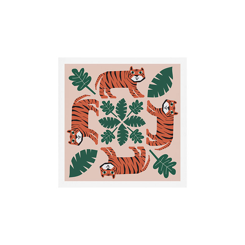 Tiger Tile Art Print Gallery Image 1