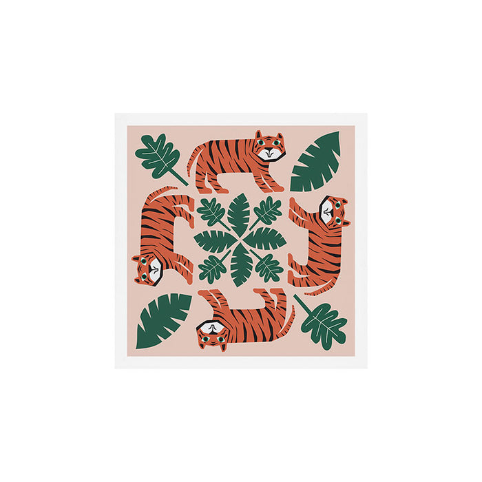 Tiger Tile Art Print Gallery Image 1