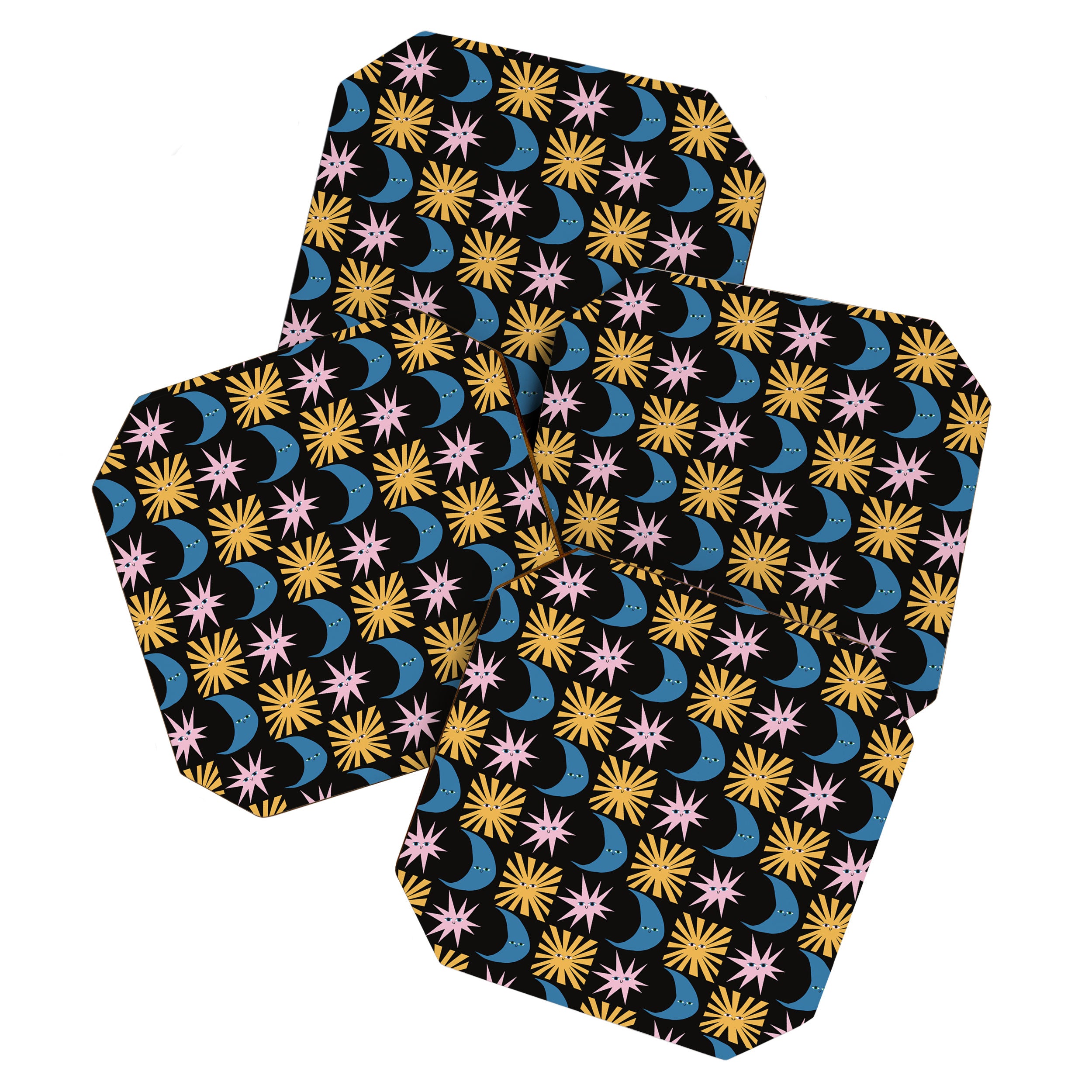 To The Moon and Back Pattern Coaster Gallery Image 1