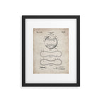 Baseball Patent - Softball Art - Antique Framed Art Print Gallery Image 6
