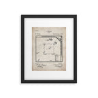 Baseball Patent - Sports Fan Softball Baseball Art - Antique Framed Art Print Gallery Image 6