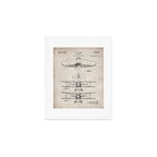 Biplane Patent - Aviation Art - Antique Art Print Gallery Image 1