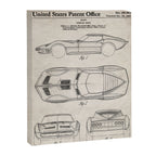 Classic Car Patent - American Car Art - Antique Canvas Print Gallery Image 8