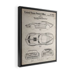 Classic Car Patent - American Car Art - Antique Framed Canvas Print Gallery Image 2