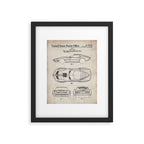 Classic Car Patent - American Car Art - Antique Framed Art Print Gallery Image 4