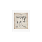 Colt Pistol Patent - Browning 1911 Colt Art - Antique Art Print Gallery Image 1
