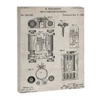 First Computer Patent - Technology Art - Antique Canvas Print Gallery Image 8