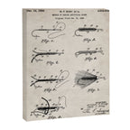 Fly Fishing Patent - Fisherman Art - Antique Canvas Print Gallery Image 8