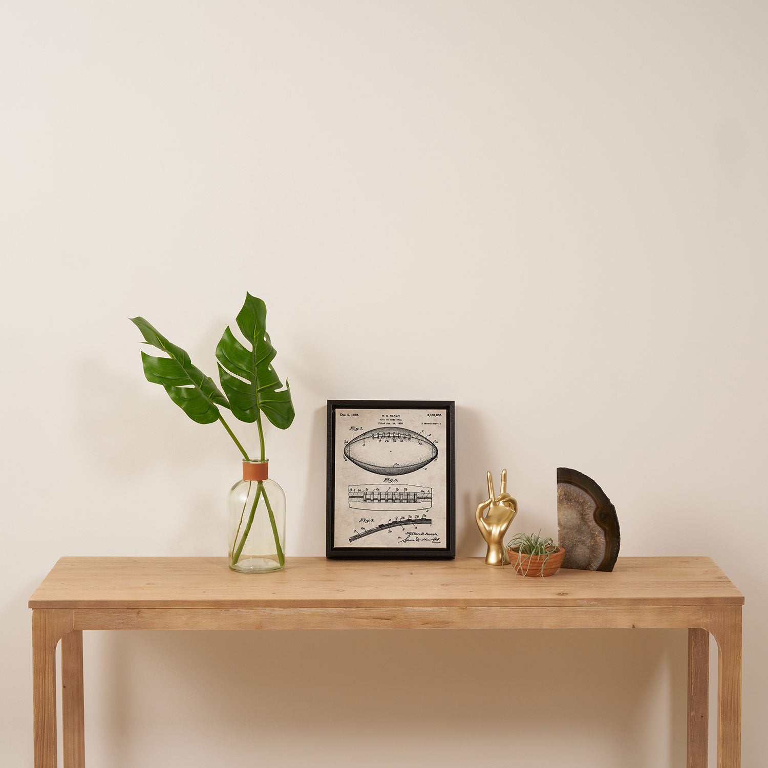 Football Patent - American Football Art - Antique Framed Canvas Print Gallery Image 4