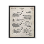 Golf Clubs Patent - Golfing Art - Antique Framed Canvas Print Gallery Image 8