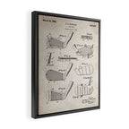 Golf Clubs Patent - Golfing Art - Antique Framed Canvas Print Gallery Image 2