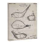 Golf Driver Patent - Golf Art - Antique Canvas Print Gallery Image 8
