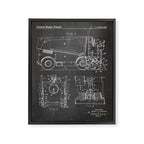 Ice Hockey Patent - Hockey Player Coach Team Art - Black Chalkboard Framed Canvas Print Gallery Image 8