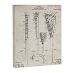 Lacrosse Stick Patent - Lacrosse Player Art - Antique Canvas Print Gallery Image 8