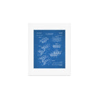Legos Patent - Legos Brick Art - Blueprint Art Print Gallery Image 1