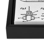 Nasa Space Shuttle Patent - Nasa Shuttle Art - Black And White Framed Canvas Print Gallery Image 3
