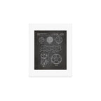 Soccer Ball Patent - Football Art - Black Chalkboard Art Print Gallery Image 1