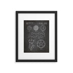 Soccer Ball Patent - Football Art - Black Chalkboard Framed Art Print Gallery Image 4